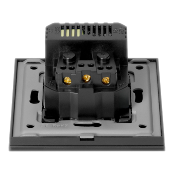 GNIAZDO POJEDYNCZE PODTYNKOWE 2x USB ORNO OR-AE-13308/B max. 20W 2P+Z 16A IP20