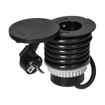 GNIAZDO WPUSZCZANE W BLAT ORNO OR-GM-9028 2P+Z + 2x USB