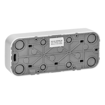 GNIAZDO POTRÓJNE ToDo NATYNKOWE ORNO OR-OE-7209(GS)/W SCHUKO IP20