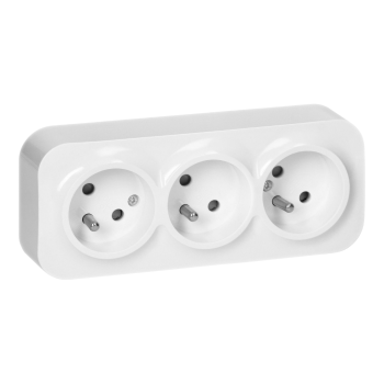 GNIAZDO POTRÓJNE ToDo NATYNKOWE ORNO OR-OE-7209/W IP20