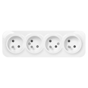 GNIAZDO POCZWÓRNE ToDo NATYNKOWE ORNO OR-OE-7210/W IP20