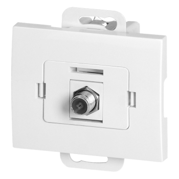 GNIAZDO POJEDYNCZE TYPU F PODTYNKOWE ONYX ORNO OR-OE-7514/W IP20