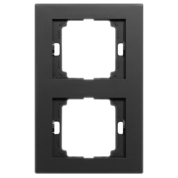 RAMKA PODWÓJNA PIONOWA ONYX ORNO OR-OE-7520/2/V/B IP20 10szt