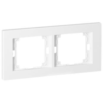 RAMKA PODWÓJNA ONYX ORNO OR-OE-7520/2/W IP20 10szt