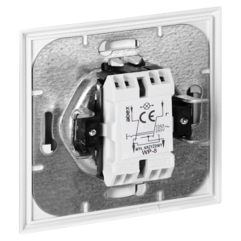 ŁĄCZNIK KRZYŻOWY PODTYNKOWY LUNA ORNO OR-OE-7603/W 10A IP20