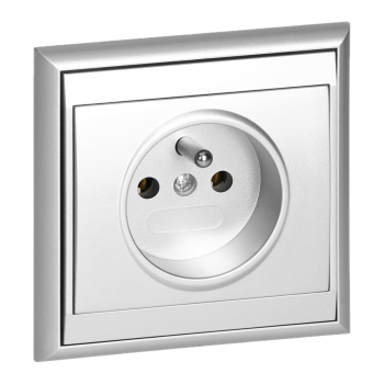 GNIAZDO POJEDYNCZE PODTYNKOWE LUNA ORNO OR-OE-7605/G 2P+Z IP20 10szt