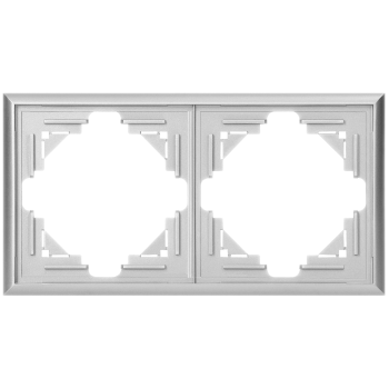 RAMKA PODWÓJNA LUNA ORNO OR-OE-7620/2/G IP20 5szt