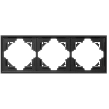 RAMKA POTRÓJNA LUNA ORNO OR-OE-7620/3/B IP20 5szt