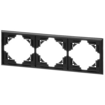 RAMKA POTRÓJNA LUNA ORNO OR-OE-7620/3/B IP20 5szt