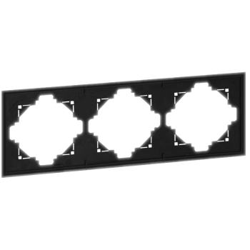 RAMKA POTRÓJNA LUNA ORNO OR-OE-7620/3/B IP20 5szt