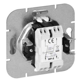 ŁĄCZNIK KRZYŻOWY Z PODŚWIETLENIEM PODTYNKOWY PEARL ORNO OR-OE-7703/P/W 10A IP20