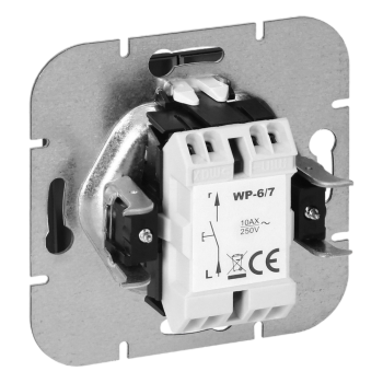 PRZYCISK DZWONKOWY Z PODŚWIETLENIEM PODTYNKOWY PEARL ORNO OR-OE-7704/P/B 10A IP20