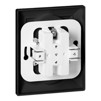 GNIAZDO PODWÓJNE PODTYNKOWE PEARL ORNO OR-OE-7706/K/B 2x2P+Z IP20 10szt