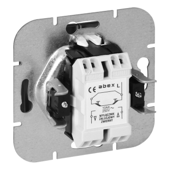 ŁĄCZNIK ROLETOWY PODTYNKOWY PEARL ORNO OR-OE-7708/B 10A IP20