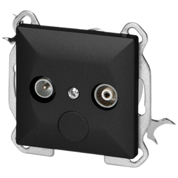 GNIAZDO ABONENCKIE RTV PEARL ORNO OR-OE-7712/RTV/K/B IP20