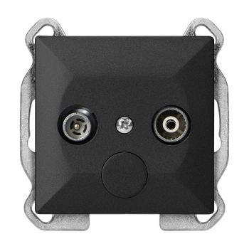 GNIAZDO ABONENCKIE RTV PEARL ORNO OR-OE-7712/RTV/K/B IP20