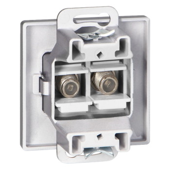 GNIAZDO PODWÓJNE TYPU F PODTYNKOWE PEARL ORNO OR-OE-7714/2/A IP20