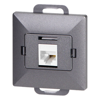 GNIAZDO POJEDYNCZE RJ45 CAT. 5 PODTYNKOWE PEARL ORNO OR-OE-7715/A IP20