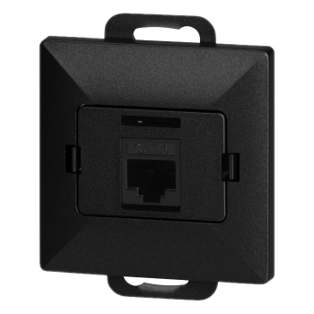 GNIAZDO POJEDYNCZE RJ45 CAT. 5 PODTYNKOWE PEARL ORNO OR-OE-7715/B IP20