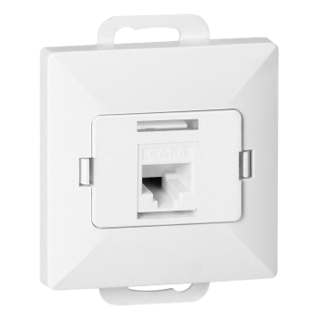 GNIAZDO POJEDYNCZE RJ45 CAT. 5 PODTYNKOWE PEARL ORNO OR-OE-7715/W IP20