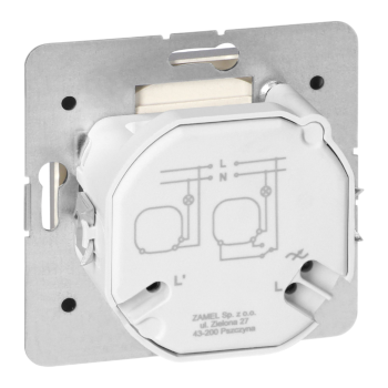 ŚCIEMNIACZ OBROTOWY LED PODTYNKOWY PEARL ORNO OR-OE-7716/LED/A IP20