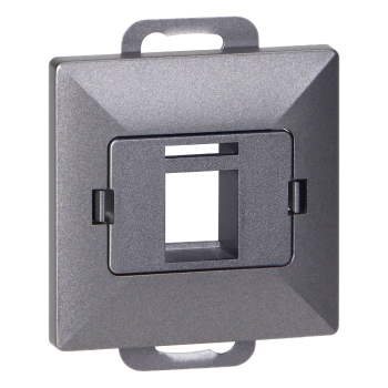 PŁYTKA CZOŁOWA + POJEDYNCZY ADAPTER RJ45 PODTYNKOWY PEARL ORNO OR-OE-7717/A IP20