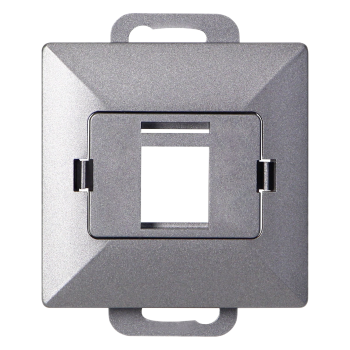 PŁYTKA CZOŁOWA + POJEDYNCZY ADAPTER RJ45 PODTYNKOWY PEARL ORNO OR-OE-7717/A IP20