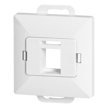 PŁYTKA CZOŁOWA + POJEDYNCZY ADAPTER RJ45 PODTYNKOWE PEARL ORNO OR-OE-7717/W IP20