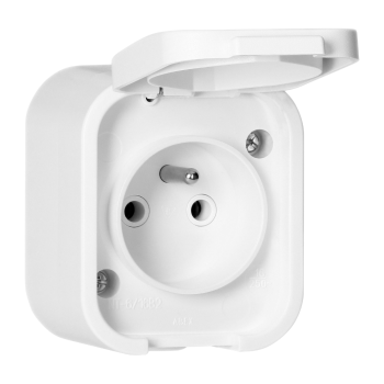 GNIAZDO POJEDYNCZE NATYNKOWE ORNO OR-OE-7805/W IP54 10 szt