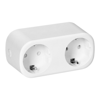 ROZGAŁĘŹNIK PODWÓJNY Tuya Smart Wi-Fi ORNO OR-SH-17510(GS)/W SCHUKO
