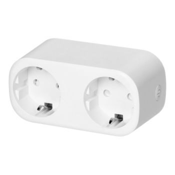 ROZGAŁĘŹNIK PODWÓJNY Tuya Smart Wi-Fi ORNO OR-SH-17510(GS)/W SCHUKO
