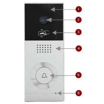 PANEL ZEWNĘTRZNY ORNO TALOS OR-VID-MS-1078KV FullHD
