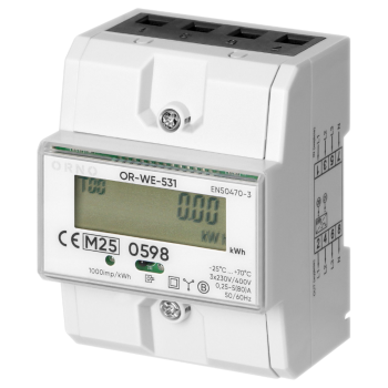 LICZNIK ENERGII 3-FAZOWY ORNO OR-WE-531 80A MID
