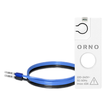 PRZEKŁADNIK PRĄDOWY 1-FAZOWY Z REJESTRACJĄ POMIARU ORNO OR-WE-532 250V/63A TUYA WIFI