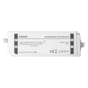 ZASILACZ LED ORNO OR-ZL-1678/24/200 200W 24V IP67 HERMETYCZNY