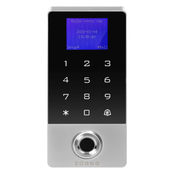 ZAMEK SZYFROWY DOTYKOWY ORNO OR-ZS-829 WIFI TUYA CZYTNIK RFID + CZYTNIK LINII PAPILARNYCH IP68