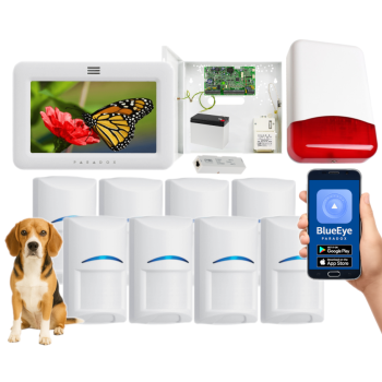 SYSTEM ALARMOWY PARADOX EVO 192 8 CZUJEK Bosch Pet 20kg TM50 BIAŁY TI700 IP180