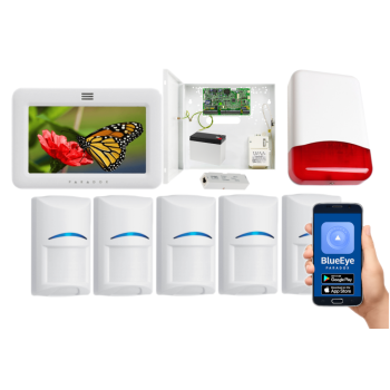 SYSTEM ALARMOWY PARADOX EVO 192 5 CZUJEK Bosch TM50 BIAŁY TI700 IP180