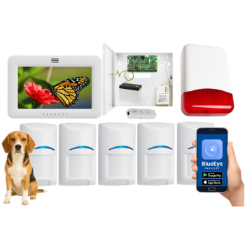 SYSTEM ALARMOWY PARADOX EVO 192 5 CZUJEK Bosch Pet 20kg TM50 BIAŁY TI700 IP180