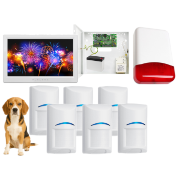 SYSTEM ALARMOWY PARADOX EVO 192 6 CZUJEK Bosch Pet 20kg TM70 TI700