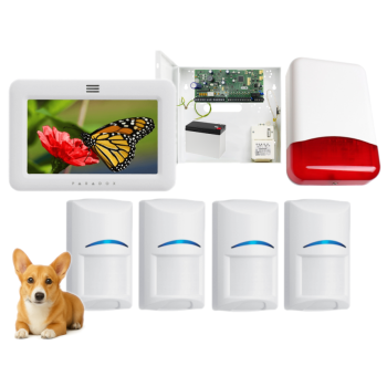 SYSTEM ALARMOWY PARADOX SPECTRA SP6000+ 4x Bosch Pet 20kg TM50 BIAŁY TI700