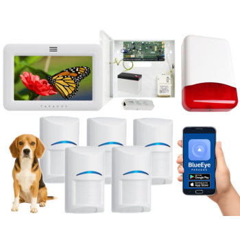 SYSTEM ALARMOWY PARADOX SPECTRA SP6000+ 5x Bosch Pet 20kg TM50 BIAŁY TI700 IP180