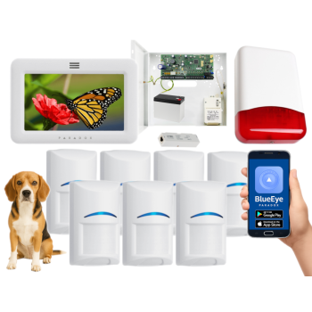 SYSTEM ALARMOWY PARADOX SPECTRA SP6000+ 7x Bosch Pet 20kg TM50 BIAŁY TI700 IP180