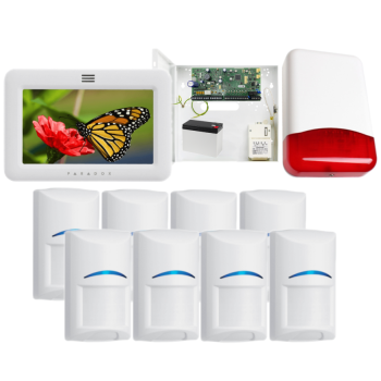 SYSTEM ALARMOWY PARADOX SPECTRA SP6000+ 8 CZUJEK Bosch TM50 BIAŁY TI700