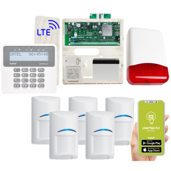 ZESTAW ALARMOWY SATEL PERFECTA 32 LTE SET 5 CZUJEK BOSCH + PRF-LCD + TI700