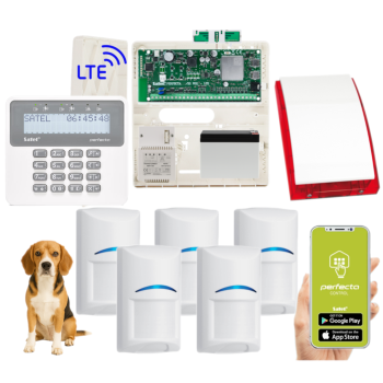 ZESTAW ALARMOWY SATEL PERFECTA 32 LTE SET 5 CZUJEK BOSCH Pet 20kg + PRF-LCD + SP-4001R