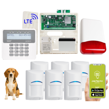 ZESTAW ALARMOWY SATEL PERFECTA 32 LTE SET 6 CZUJEK BOSCH Pet 20kg + PRF-LCD + TI700