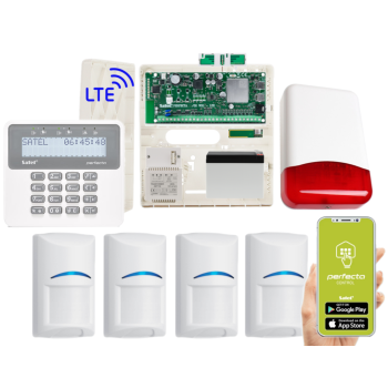 ZESTAW ALARMOWY SATEL PERFECTA 32 LTE SET-A + PERFECTA-RF + 4 CZUJKI BOSCH + PRF-LCD + TI700