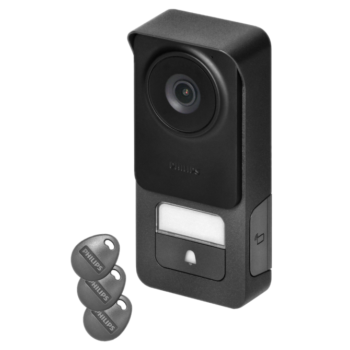 ZESTAW WIDEODOMOFONOWY PHILIPS WelcomeEye CONNECT 3 (531046P) WiFi RFID 3K Aplikacja 2-ŻYŁY