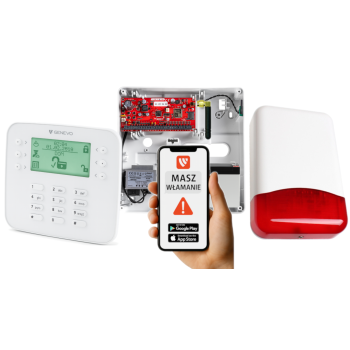 SYSTEM ALARMOWY GENEVO PRiMA64Q LCD SL TI700 7Ah